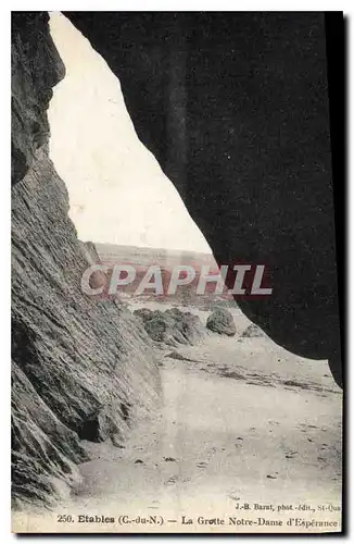 Ansichtskarte AK Etables (C du N) La Grotte Notre Dame d'Esperance