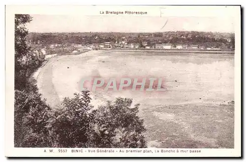 Ansichtskarte AK Binic Vue Generale Au premlier plan le Banche a mer basse La Bretagne Pittoresque