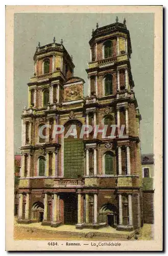 Cartes postales Rennes La Cathedrale