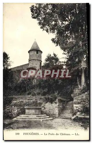 Cartes postales Fougeres Le Puits du Chateau