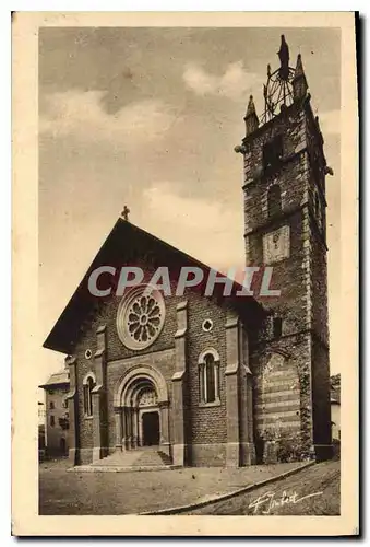 Cartes postales Eglise de Barcelonnette et son Clocher (altitude 1135 m)