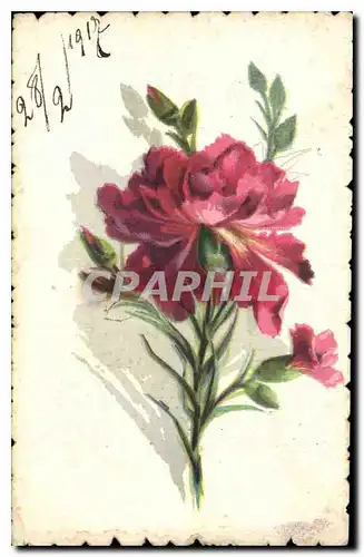 Cartes postales Fantaisie Fleurs