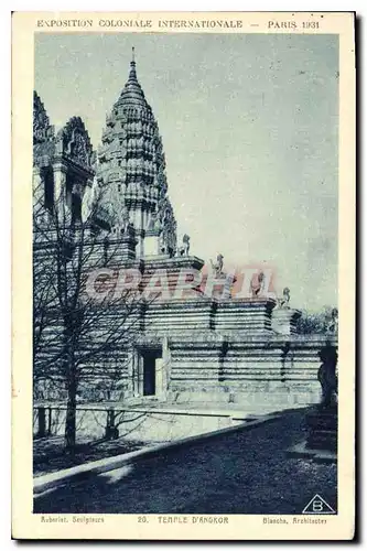 Cartes postales Temple d'Angkor Blanche Architectes