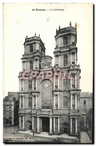 Cartes postales Rennes La Cathedrale