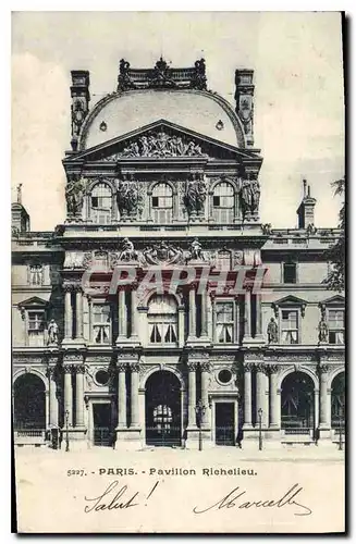 Cartes postales Paris Pavillon Richelieu