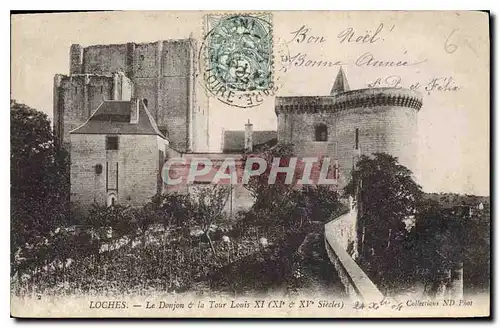 Cartes postales Loches Le Donjon et la Tour Louis XIe Siecle)