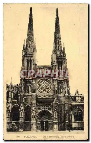 Cartes postales Bordeaux La Cathedrale Saint Andre