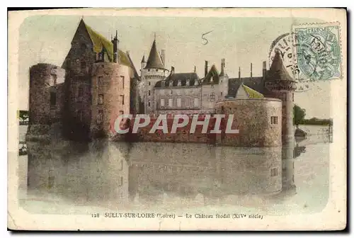 Ansichtskarte AK Sully sur Loire (Loiret) Le Chateau feodal (XIVe siecle)