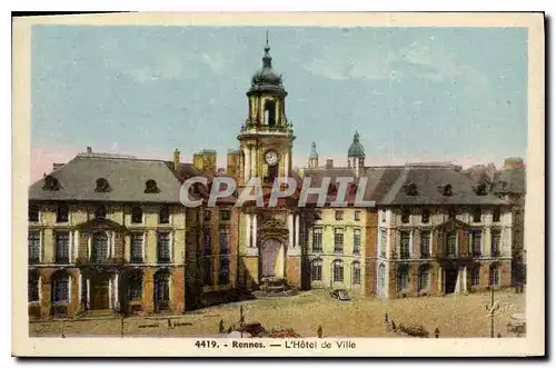 Cartes postales Rennes L'Hotel de Ville