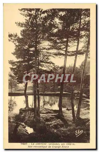 Cartes postales La Louvesc (Ardeche) alt 4050 m Site romantique de Grande Neuve