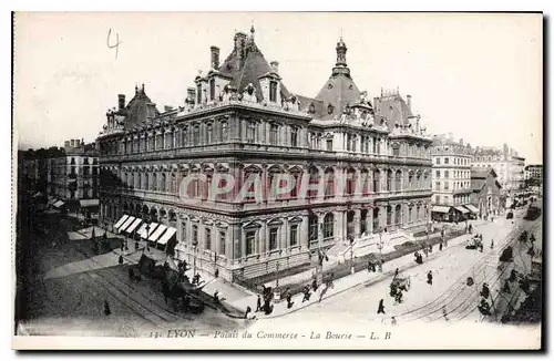 Ansichtskarte AK Lyon Palais du Commerce La Bourse