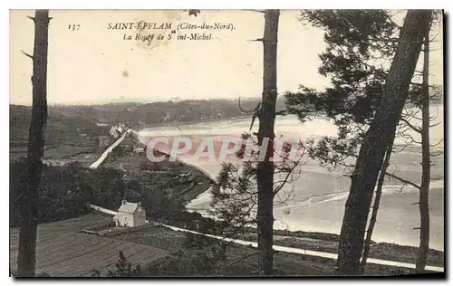 Cartes postales Saint Efflan (Cotes du Nord) La Route de Saint Michel