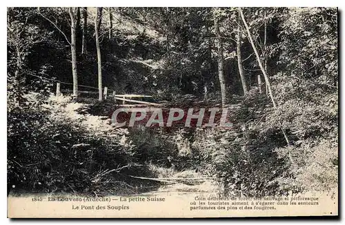 Cartes postales La Louveso (Ardeche) La petite Suisse Le Pont des Soupirs