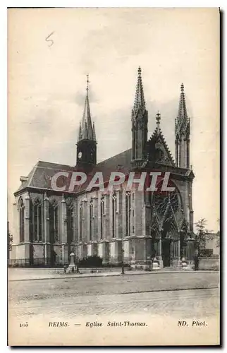 Ansichtskarte AK Reims Eglise Saint Thomas