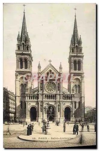 Cartes postales Paris Saint Ambroise