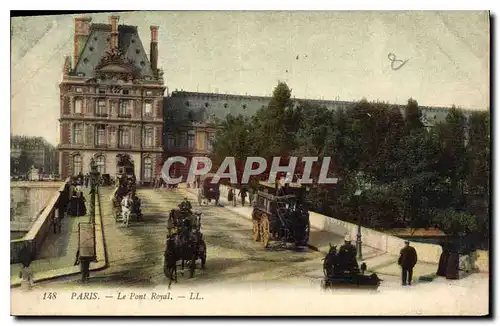 Cartes postales Paris Le Pont Royal