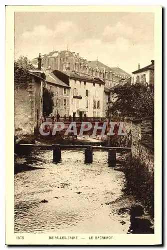 Cartes postales Bains les Bains Le Bagnerot