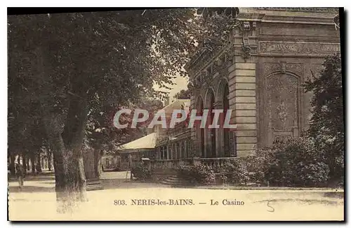 Cartes postales Neris les Bains Le Casino