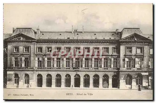 Cartes postales Metz Hotel de Ville