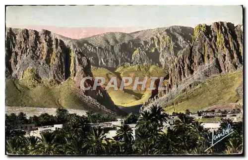 Ansichtskarte AK Paysages du Sud Oasis dans les Gorges d'El Kantara