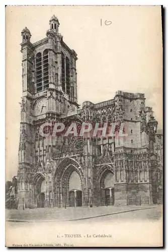 Cartes postales Troyes La Cathedrale