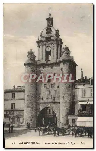 Cartes postales Rochelle Tour de la Grosse Horloge