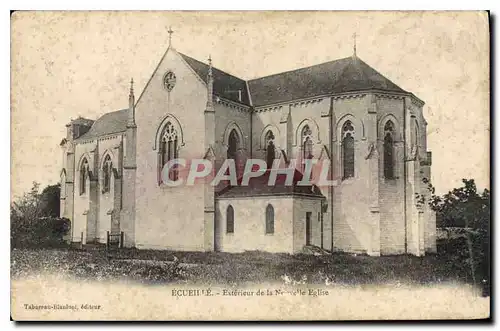 Cartes postales Ecueille Exterieur de la Nouvelle Eglise