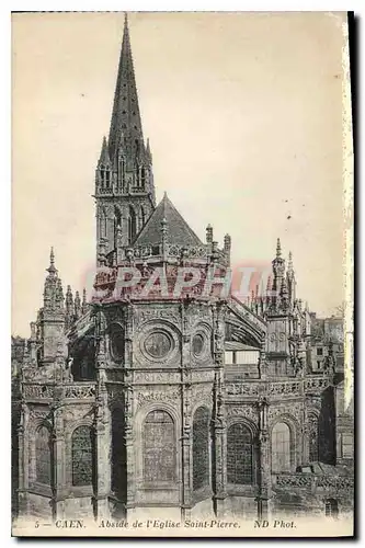 Cartes postales Caen Abside de l'Eglise Saint Pierre