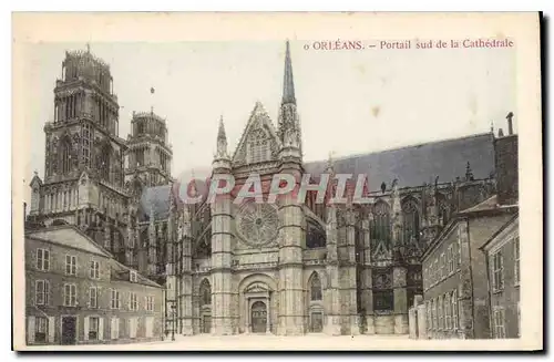 Cartes postales Orleans Portail sud de la Cathedrale