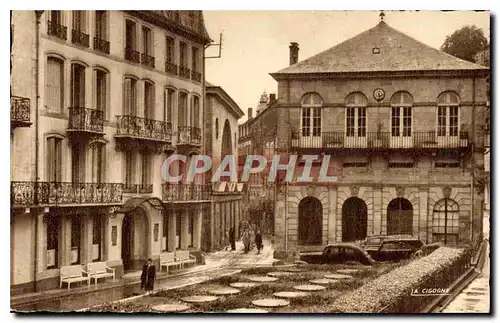 Ansichtskarte AK Plombieres les Bains (Vosges) Place du Bain Romain