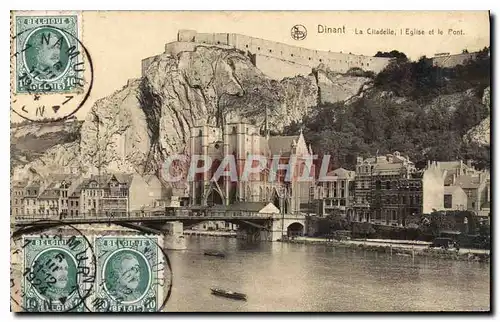 Cartes postales Dinant La Chadelle l'Eglise et le Pont