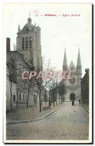 Cartes postales Orleans Eglise St Paul