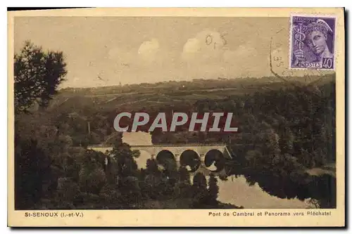 Ansichtskarte AK St Senoux (I et V) Pont de Cambrai et Panorama vers Plechatel