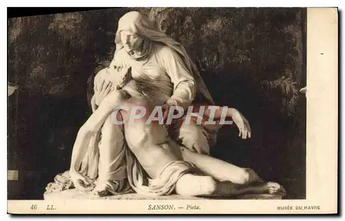 Cartes postales Sanson Pieta Musee du Havre