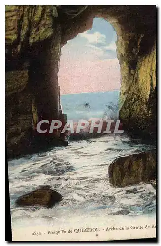 Cartes postales Presqu'ile de Quiberon Arche de la Grotte