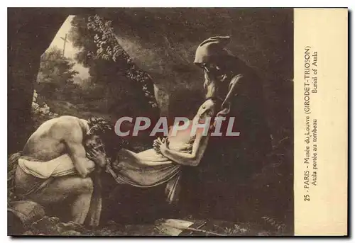 Cartes postales Paris Musee du Louvre (Girodet Trioson)