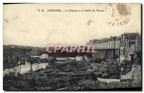 Ansichtskarte AK Thouars Le Chateau et la Vallee du Thouet