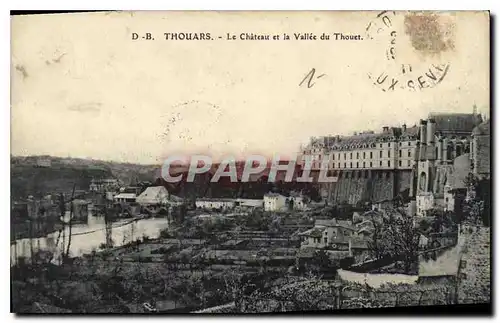 Cartes postales Thouars Le Chateau et la Vallee du Thouet