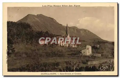 Cartes postales Digne les Bains Saint Domnin et Cousson Les Plus Beaux Sites des Alpes