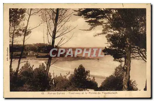 Cartes postales Perros Guirec Trestraou et la Pointe de Ploumanach