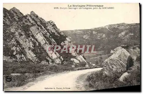 Ansichtskarte AK Bretagne Pittoresque Gorges Sauvages du Longeau pres de Gouarec