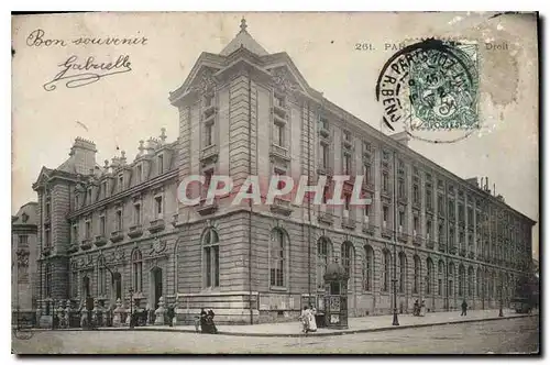 Cartes postales Paris Faculte de Droit