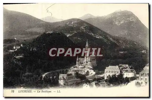 Cartes postales Lourdes La Basilique