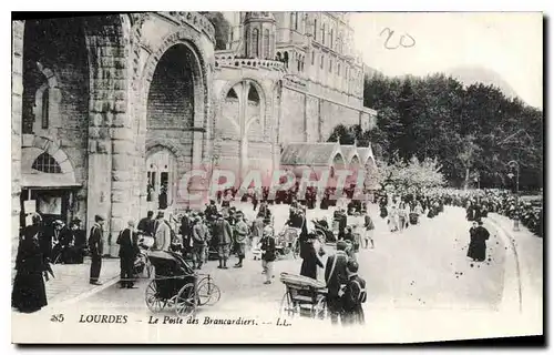 Cartes postales Lourdes Le Poste des Brancardiers