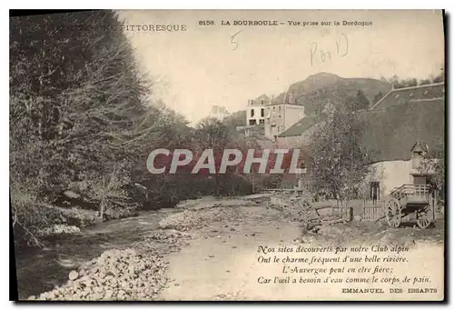 Cartes postales La Bourboule Vue prise sur la Dordogne