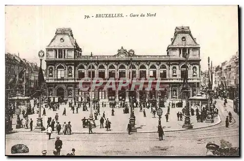 Cartes postales Bruxelles Gare du Nord