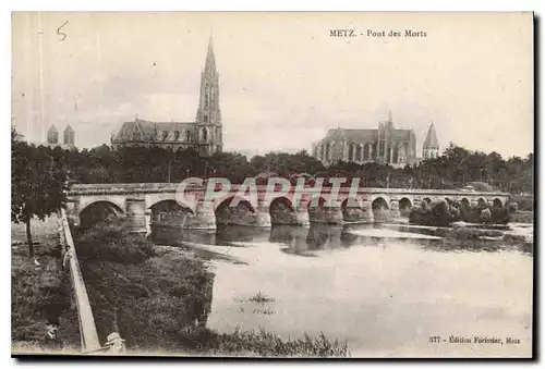 Ansichtskarte AK Metz Pont des Morts