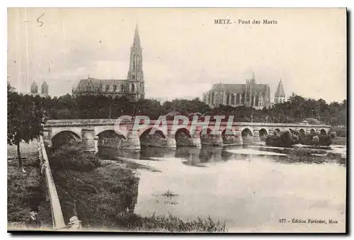 Cartes postales Metz Pont des Morts