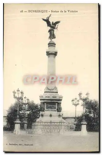 Ansichtskarte AK Dunkerque Statue de la Victoire