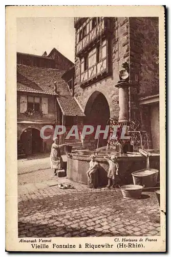 Cartes postales Vieille Fontaine a Riquewihr (Ht Rhin)